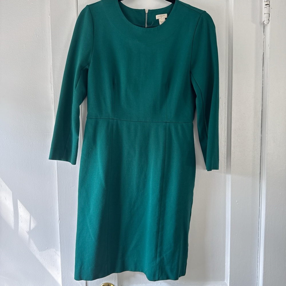 JCrew green dress